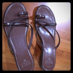 Brown sandals